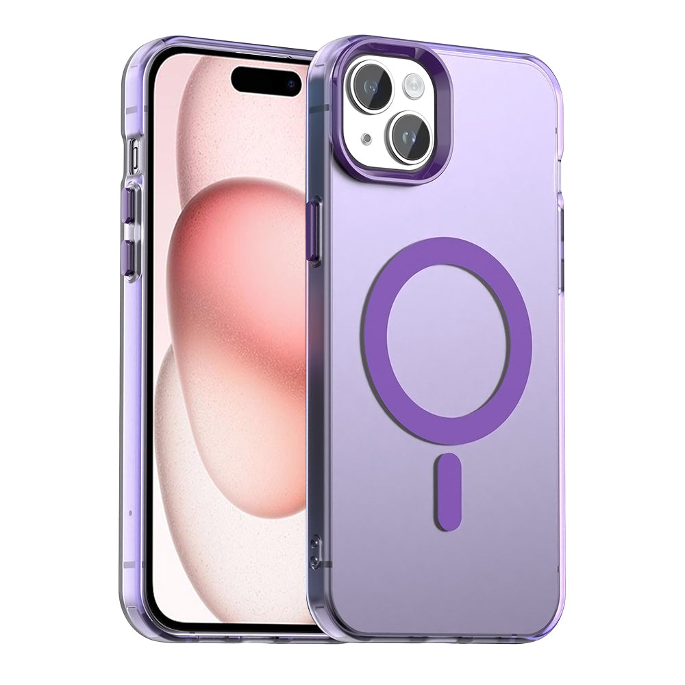 Etui MagSafe do Apple iPhone 15, Techsuit, CandyCase, Fioletowy