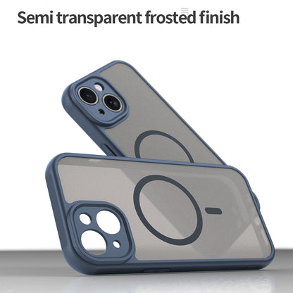 Etui MagSafe do Apple iPhone 15, Techsuit, HaloFrost II, Granatowy