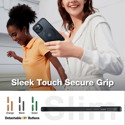 Etui MagSafe dla Apple iPhone 15, Torras, Ostand Pro, Czarne