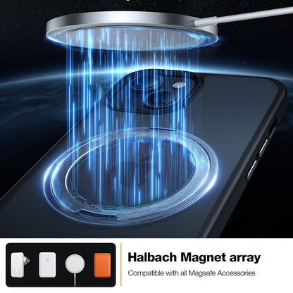 Etui MagSafe dla Apple iPhone 15, Torras, Ostand Pro, Czarne