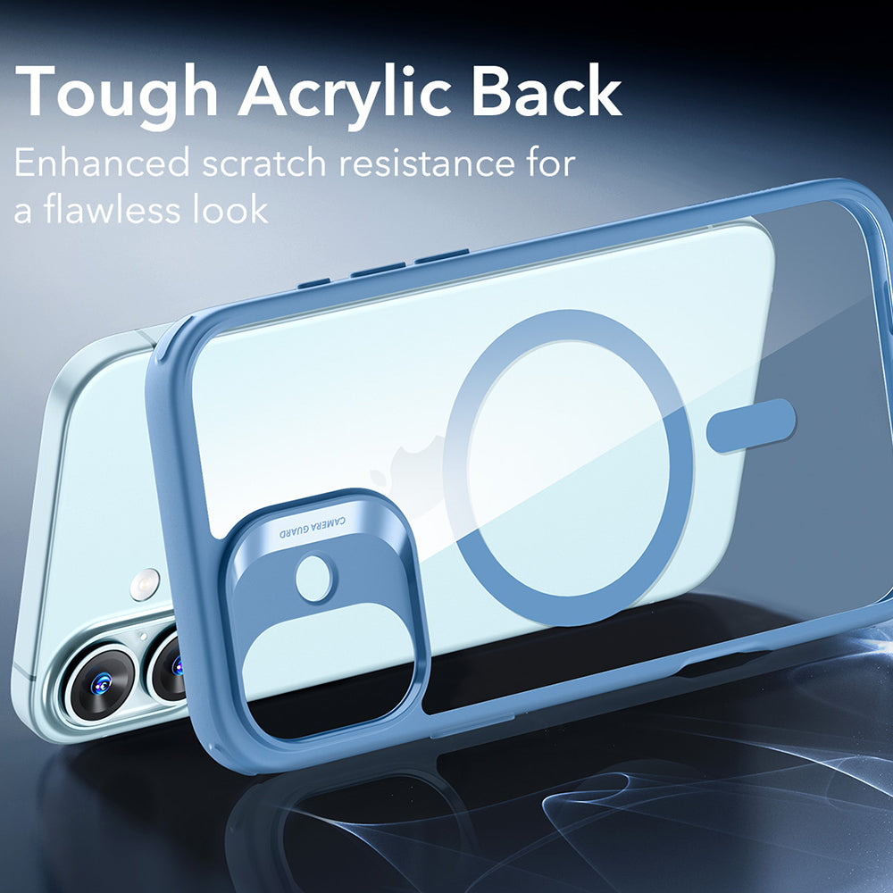 Etui MagSafe dla Apple iPhone 16, ESR, Classic Hybrid, Przezroczysty Niebieski