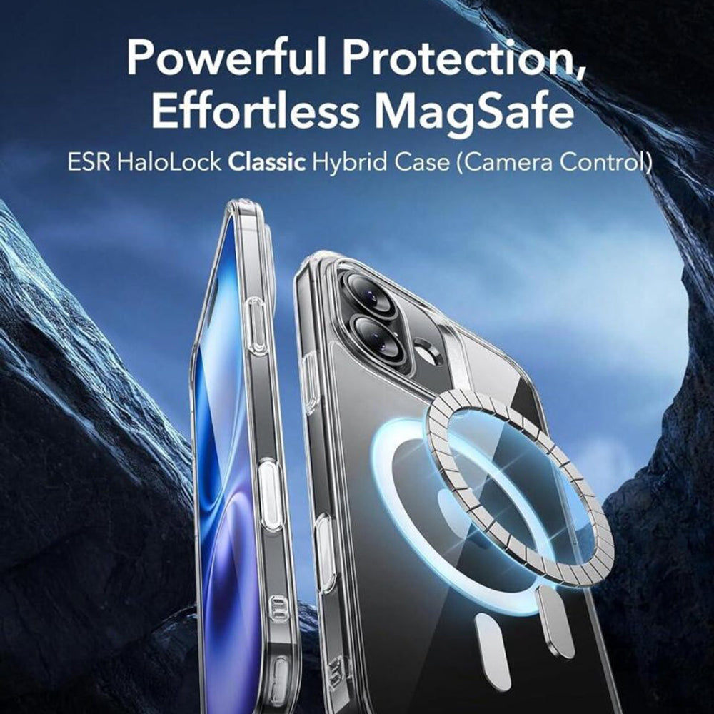 Etui MagSafe dla Apple iPhone 16, ESR, Classic Hybrid Slide, Przezroczyste