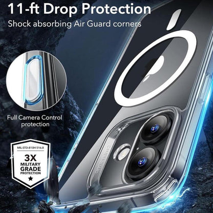 Etui MagSafe dla Apple iPhone 16, ESR, Classic Hybrid Slide, Przezroczyste