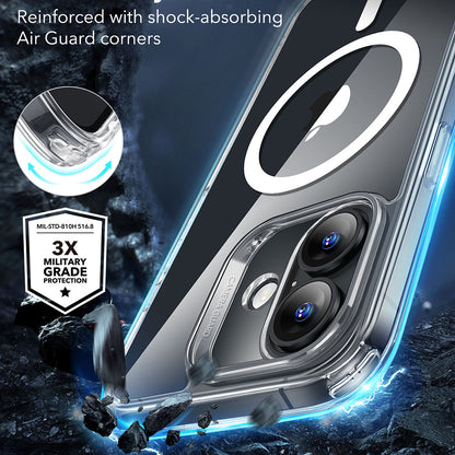 MagSafe Case for Apple iPhone 16, ESR, Classic Hybrid, Transparent