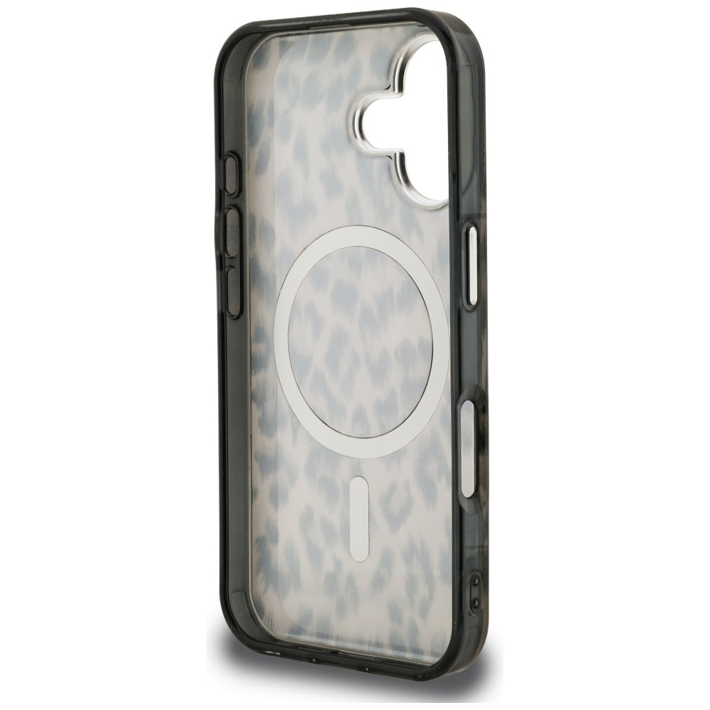 Etui MagSafe dla Apple iPhone 16, Karl Lagerfeld, Wzór Leopard IML, Brązowy