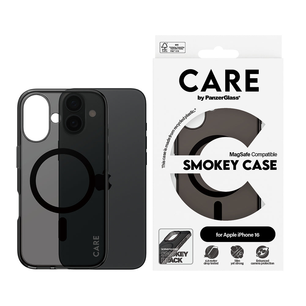 Etui MagSafe dla Apple iPhone 16, PanzerGlass, Care Urban Combat, Czarne