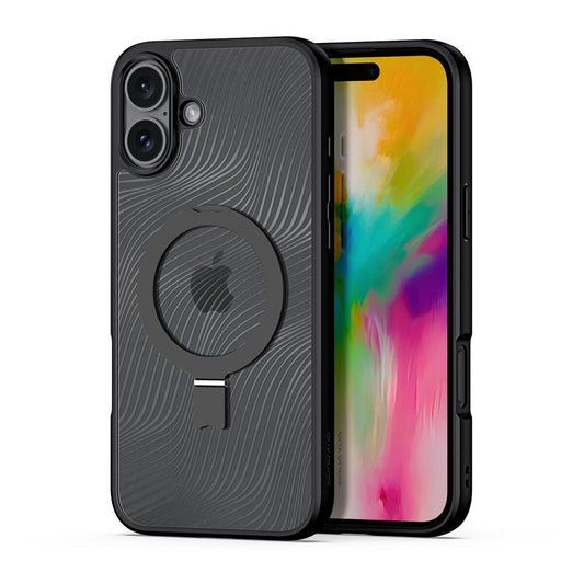 Etui MagSafe do Apple iPhone 16 Plus, DUX DUCIS, Aimo Stand, czarne