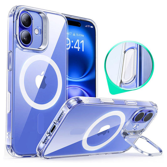 Etui MagSafe dla Apple iPhone 16 Plus, ESR, Classic Hybrid Kickstand Slide, Przezroczyste