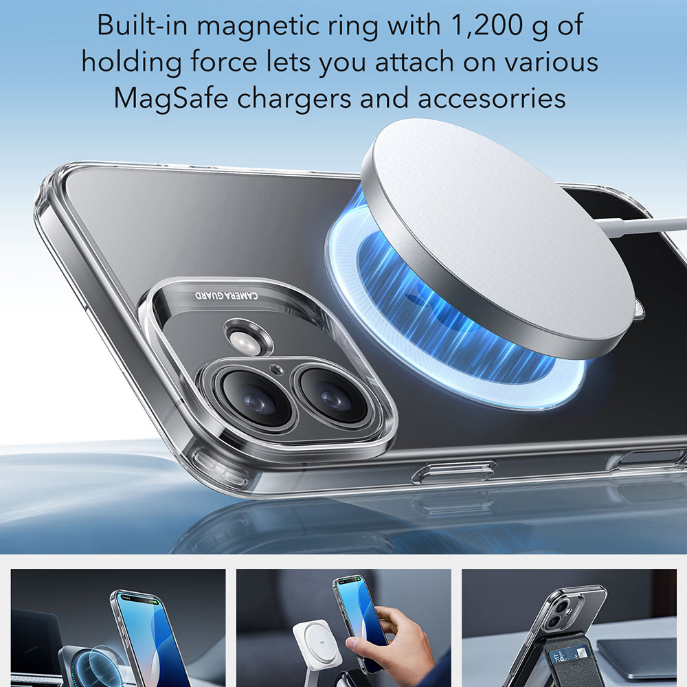 Etui MagSafe dla Apple iPhone 16 Plus, ESR, Zero, Przezroczyste