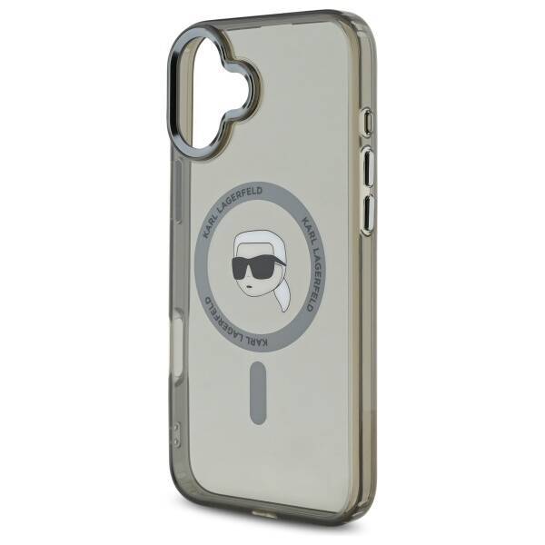 Etui MagSafe dla Apple iPhone 16 Plus, Karl Lagerfeld, IML Karl's Head, Czarne
