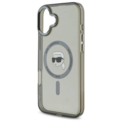 Etui MagSafe dla Apple iPhone 16 Plus, Karl Lagerfeld, IML Karl's Head, Czarne