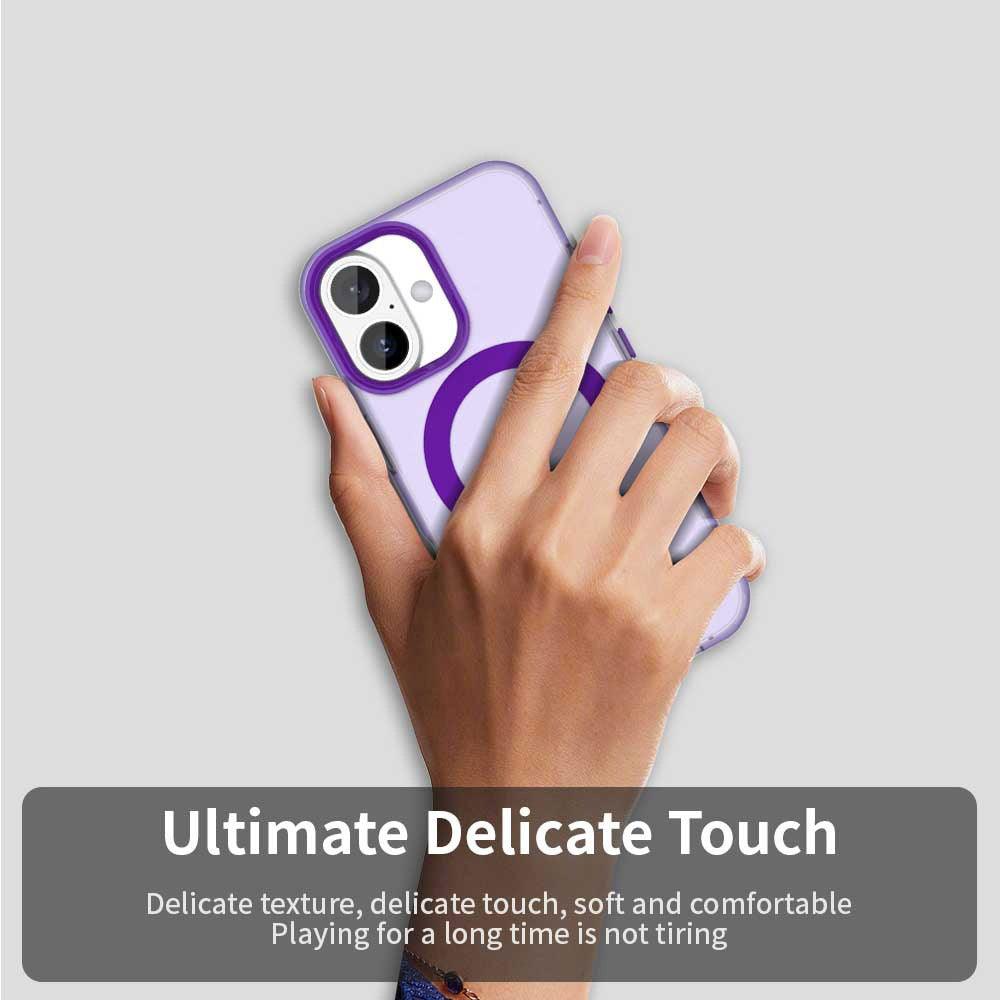 Etui MagSafe do Apple iPhone 16 Plus, Techsuit, CandyCase, Fioletowy