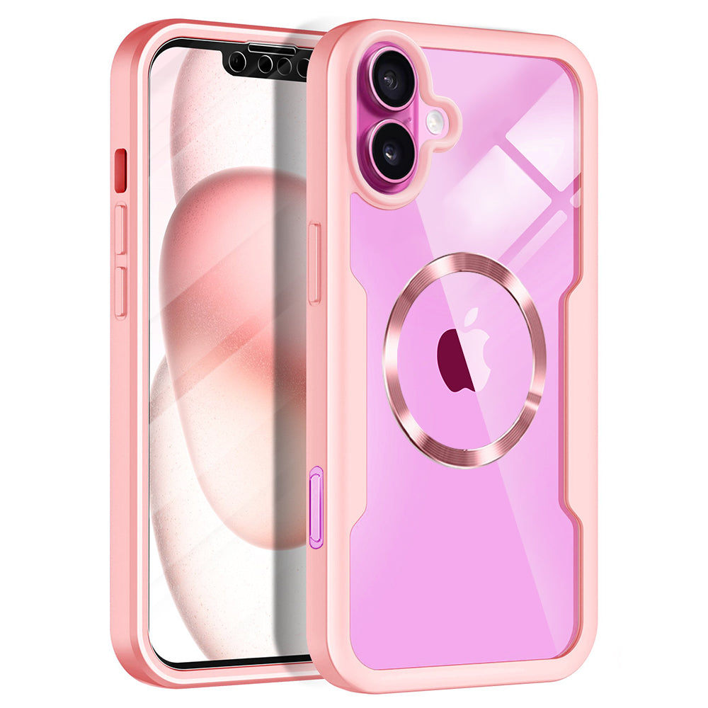 Etui MagSafe do Apple iPhone 16 Plus, Techsuit, ColorVerse 360, Różowe