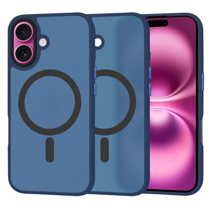 Etui MagSafe do Apple iPhone 16 Plus, Techsuit, HaloFrost, Granatowe