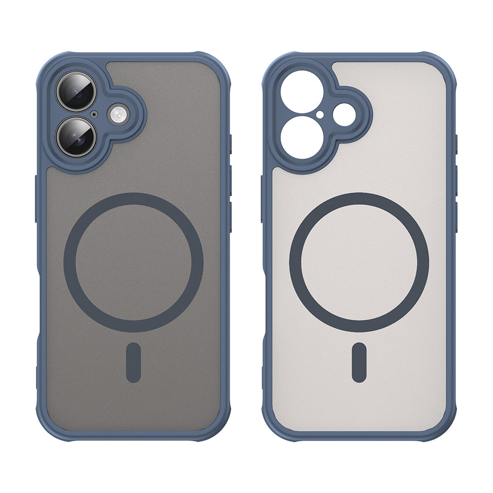 Etui MagSafe do Apple iPhone 16 Plus, Techsuit, HaloFrost II, Granatowy