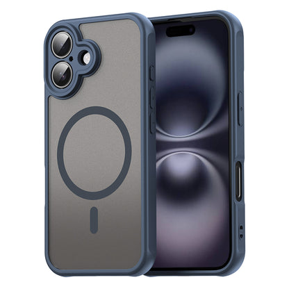 Etui MagSafe do Apple iPhone 16 Plus, Techsuit, HaloFrost II, Granatowy