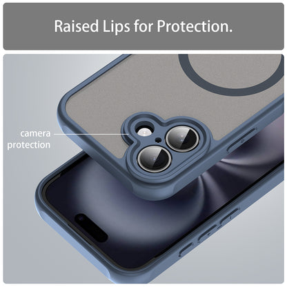 Etui MagSafe do Apple iPhone 16 Plus, Techsuit, HaloFrost II, Granatowy