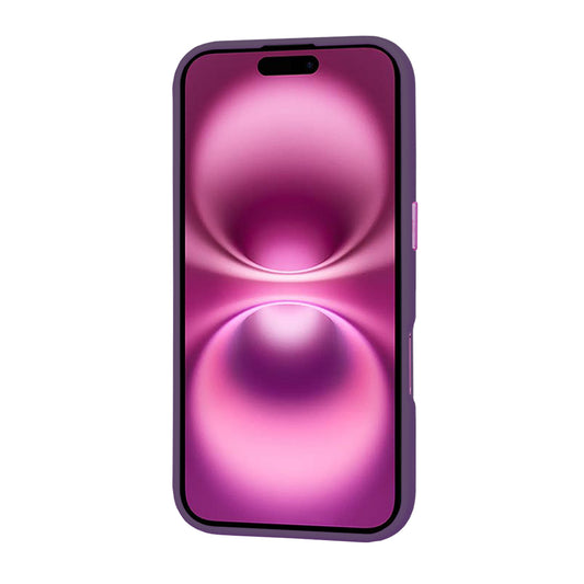 MagSafe Case for Apple iPhone 16 Plus, Techsuit, HaloFrost, Dark Purple