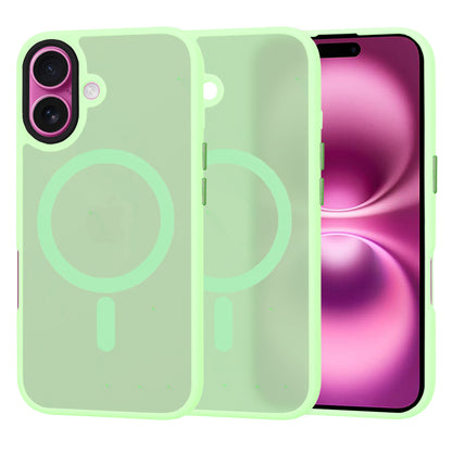 MagSafe Case for Apple iPhone 16 Plus, Techsuit, HaloFrost, Light Green