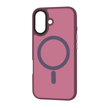 Etui MagSafe do Apple iPhone 16 Plus, Techsuit, HaloFrost, Wiśniowy