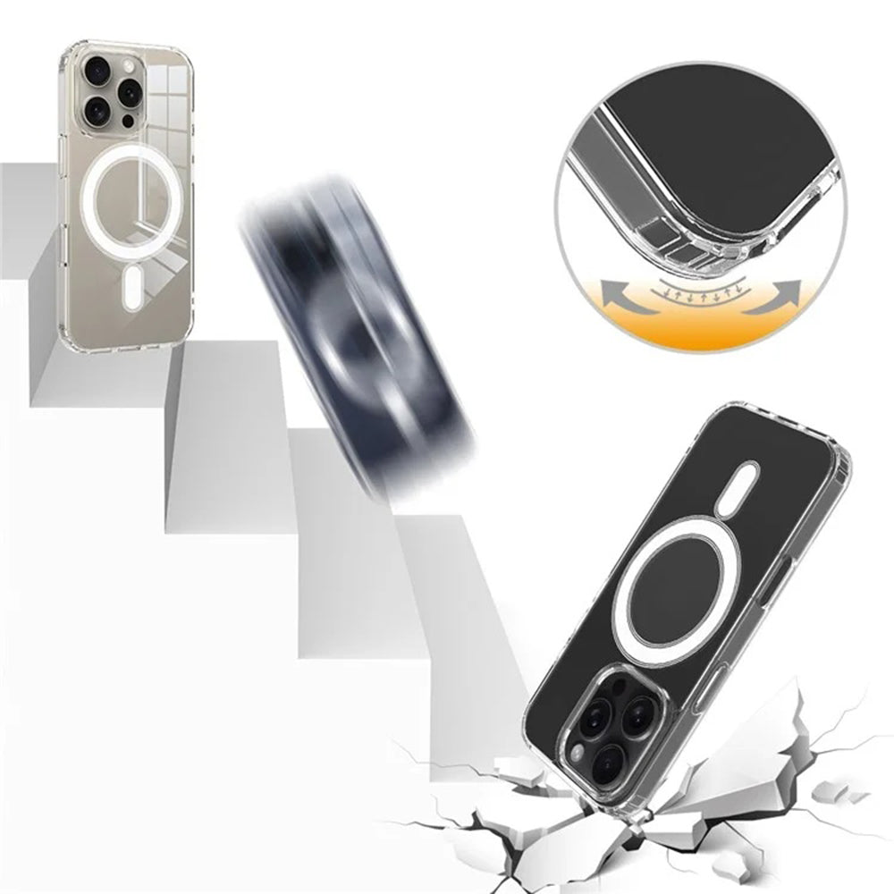 Etui MagSafe do Apple iPhone 16 Plus, Techsuit, Pro, Przezroczyste