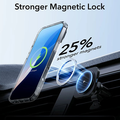 Etui MagSafe dla Apple iPhone 16 Pro, ESR, Classic Hybrid Kickstand, Przezroczyste