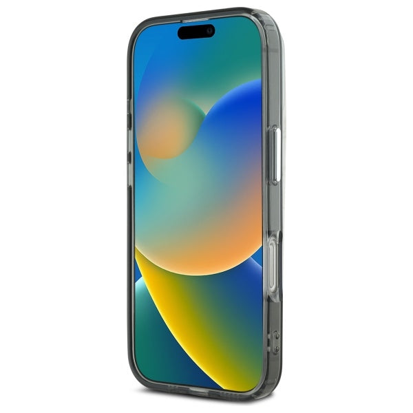 Etui MagSafe dla Apple iPhone 16 Pro, Karl Lagerfeld, IML Monogram Karl & Choupette's Heads, Czarne