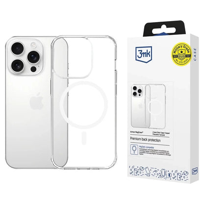 Etui MagSafe dla Apple iPhone 16 Pro Max, 3MK, Armor MagCase, Przezroczyste