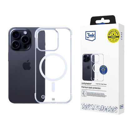 Etui MagSafe do Apple iPhone 16 Pro Max, 3MK, Just20g, Przezroczyste