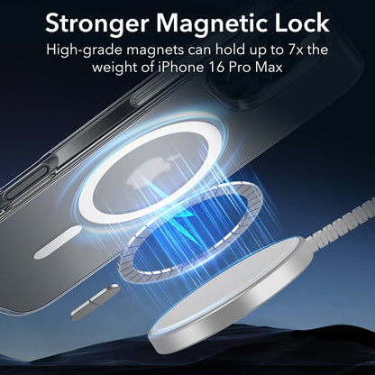 Etui MagSafe dla Apple iPhone 16 Pro Max, ESR, Classic Hybrid, Satynowe Przezroczyste