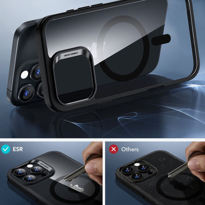 Etui MagSafe dla Apple iPhone 16 Pro Max, ESR, Classic Hybrid z osłoną ekranu, Czarne Przezroczyste