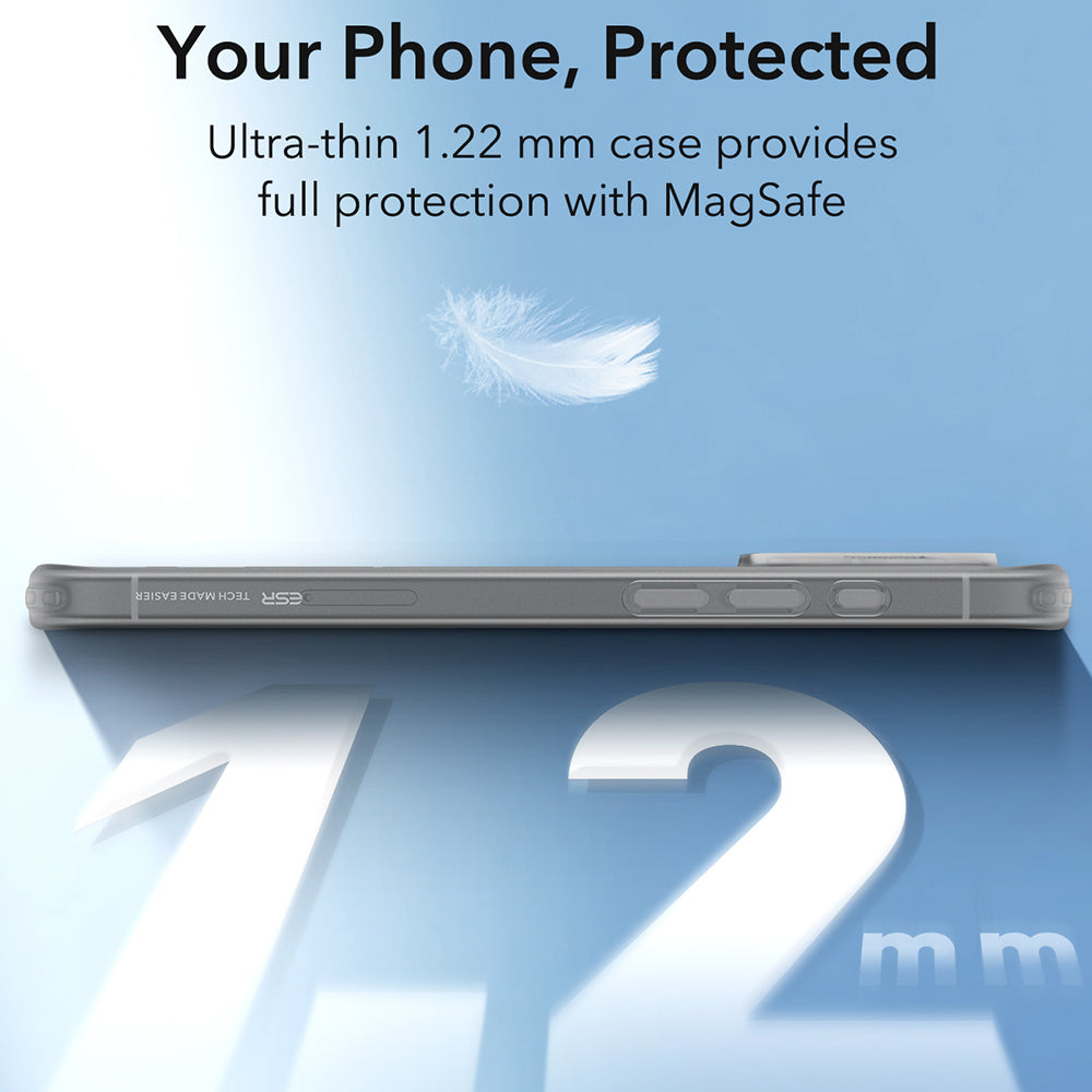 Etui MagSafe dla Apple iPhone 16 Pro Max, ESR, Zero, Satynowy Szary