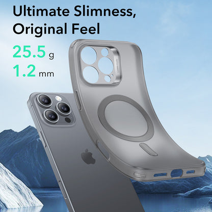 Etui MagSafe dla Apple iPhone 16 Pro Max, ESR, Zero, Satynowy Szary
