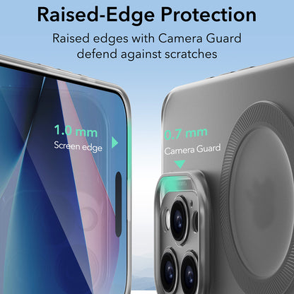 Etui MagSafe dla Apple iPhone 16 Pro Max, ESR, Zero, Satynowy Szary