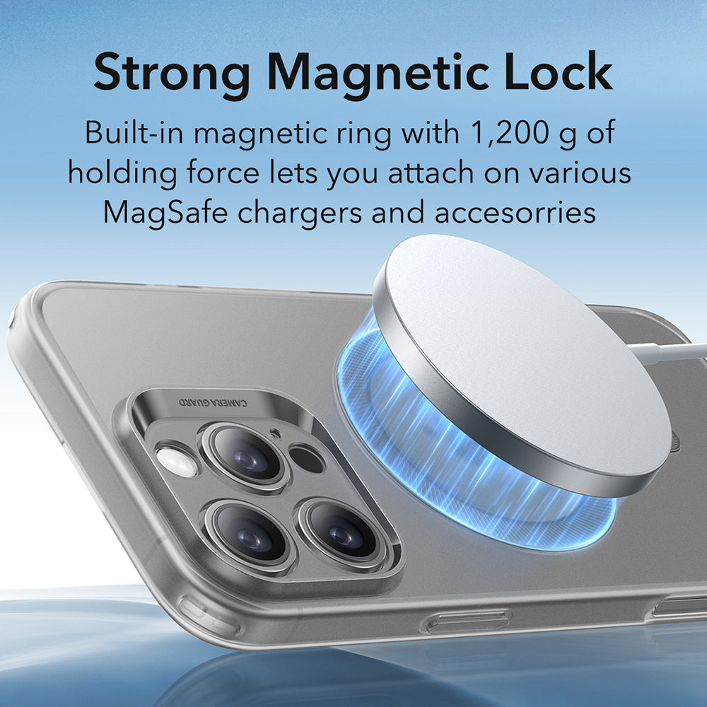 Etui MagSafe dla Apple iPhone 16 Pro Max, ESR, Zero, Satynowy Szary