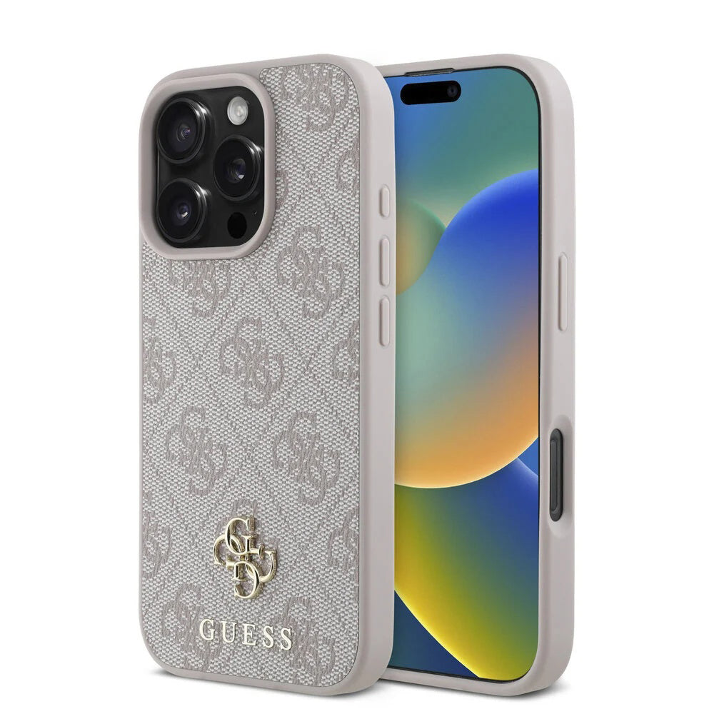 Etui MagSafe dla Apple iPhone 16 Pro Max, Guess, 4G Classic, Różowy