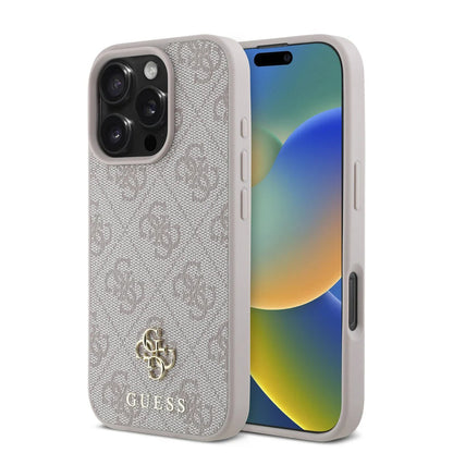 Etui MagSafe dla Apple iPhone 16 Pro Max, Guess, 4G Classic, Różowy