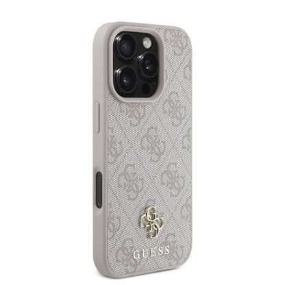 Etui MagSafe dla Apple iPhone 16 Pro Max, Guess, 4G Classic, Różowy