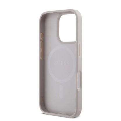 Etui MagSafe dla Apple iPhone 16 Pro Max, Guess, 4G Classic, Różowy