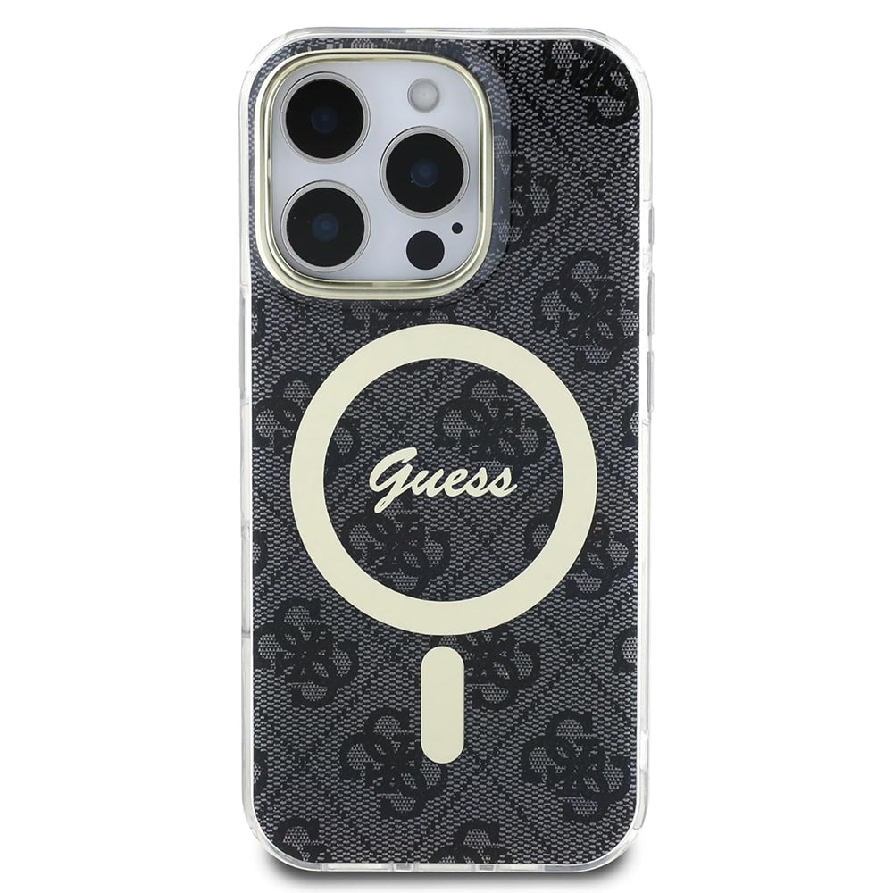 Etui MagSafe dla Apple iPhone 16 Pro Max, Guess, IML 4G, Czarne
