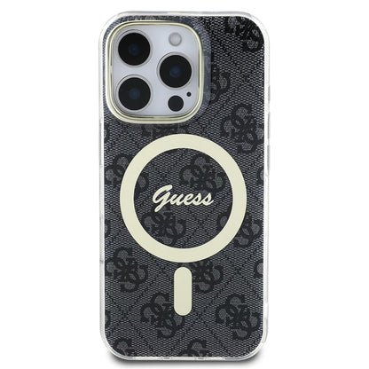 Etui MagSafe dla Apple iPhone 16 Pro Max, Guess, IML 4G, Czarne