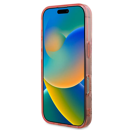 Etui MagSafe dla Apple iPhone 16 Pro Max, Guess, IML Flower & Tonal Circle, Różowy