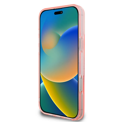 Etui MagSafe dla Apple iPhone 16 Pro Max, Guess, IML Flowers Wreath, Różowy