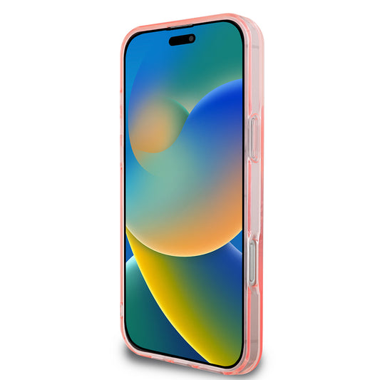 Etui MagSafe dla Apple iPhone 16 Pro Max, Guess, IML Flowers Wreath, Różowy