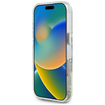 Etui MagSafe dla Apple iPhone 16 Pro Max, Guess, IML Metal Colored Circle, Różowy