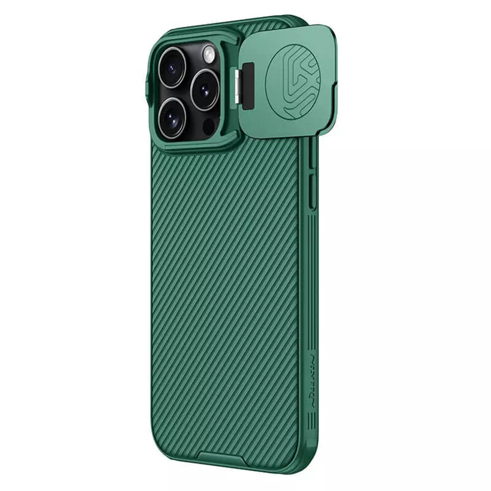 Etui MagSafe do Apple iPhone 16 Pro Max, Nillkin, CamShield Prop, Zielony