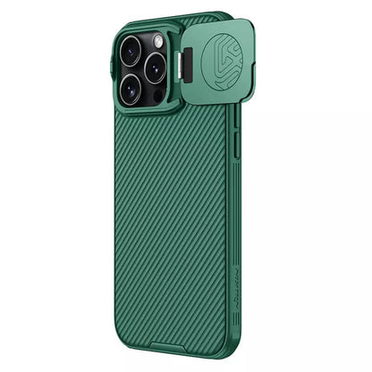 Etui MagSafe do Apple iPhone 16 Pro Max, Nillkin, CamShield Prop, Zielony