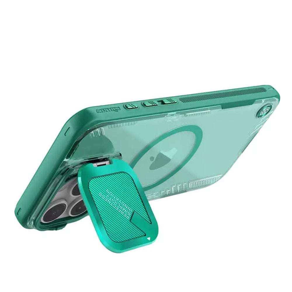 MagSafe Case for Apple iPhone 16 Pro Max, Nillkin, Iceblade Prop (w/o Camera Cutout), Green