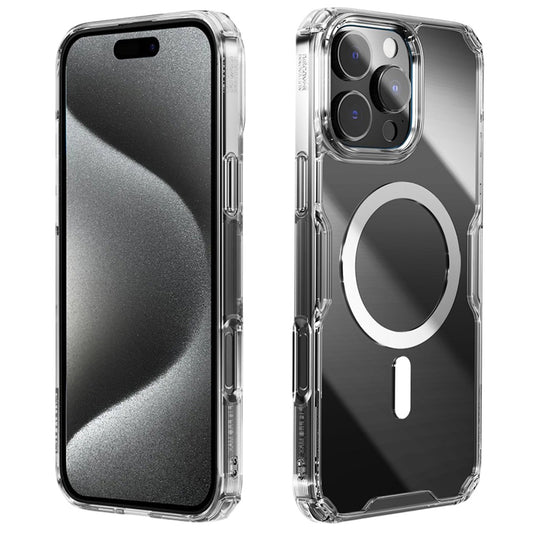 Etui MagSafe do Apple iPhone 16 Pro Max, Nillkin, Nature Pro, Przezroczyste