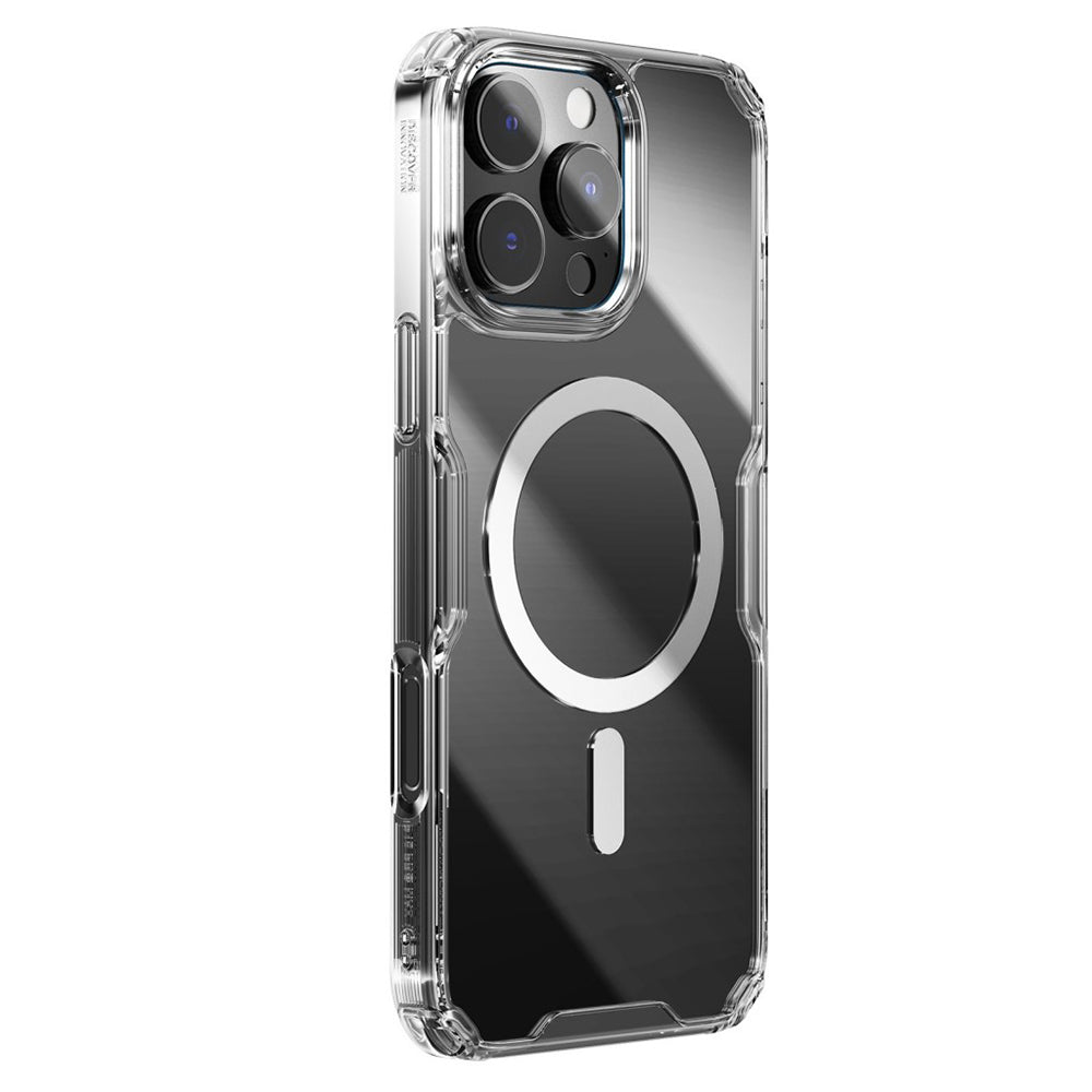Etui MagSafe do Apple iPhone 16 Pro Max, Nillkin, Nature Pro, Przezroczyste